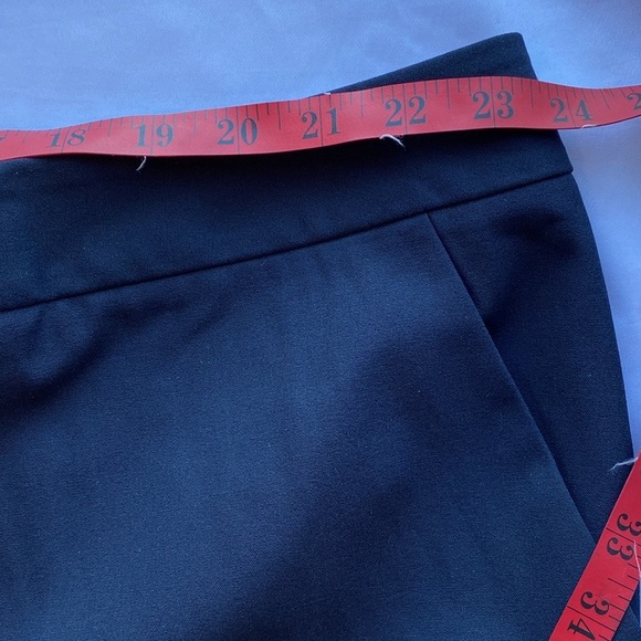 NWT 💙 Halogen Nordstrom “Taylor Fit” Wide-Leg, Stretch, Navy Blue Trouser, 22 - Picture 10 of 16